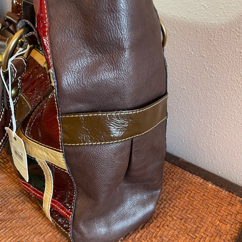 Fossil Multicolor Patchwork Shoulder Bag - Picture 4 of 16